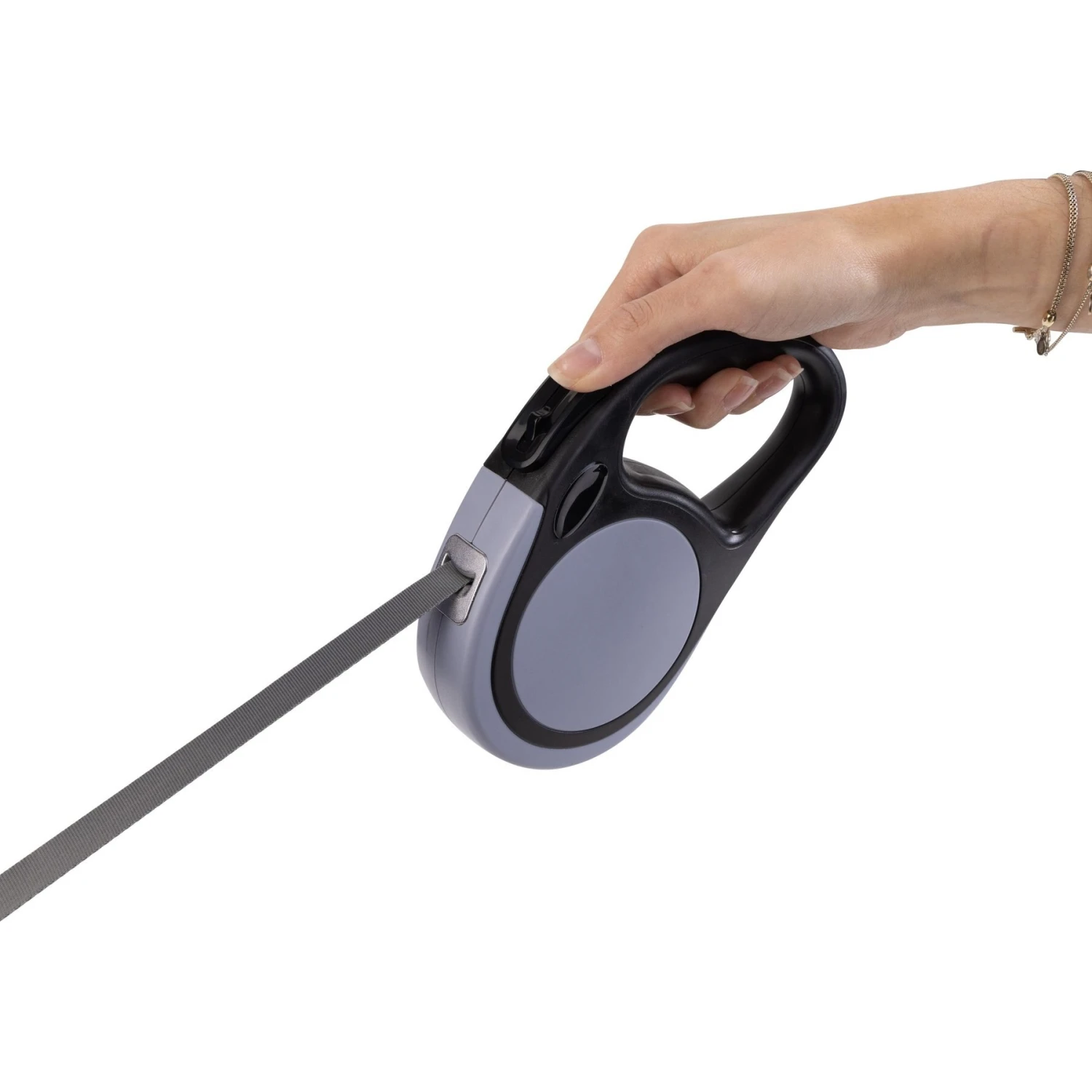 Pounce + Fetch 10-ft Retractable Dog Leash, Grey, Small 7 Pounce + Fetch 10-ft Retractable Dog Leash, Grey, Small - Image 7