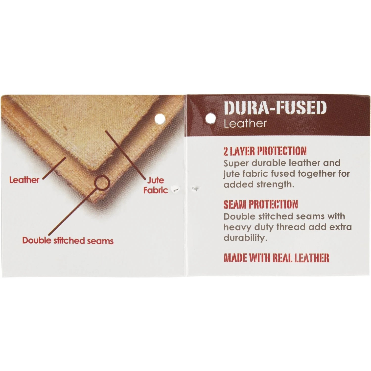 Ethical Pet Dura-Fused Leather Squirrel Dog Toy 3 Ethical Pet Dura-Fused Leather Squirrel Dog Toy - Image 3