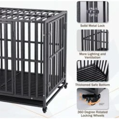 SMONTER Two Doors Heavy Duty Dog Crate -PetSafe Kong Shop 904190 PT3. AC SS1800 V1688398360