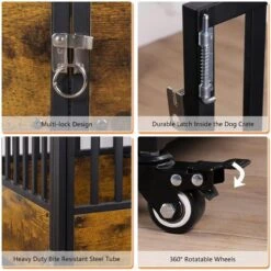 SMONTER Wooden Furniture Style Dog Crate -PetSafe Kong Shop 904238 PT4. AC SS1800 V1688398359