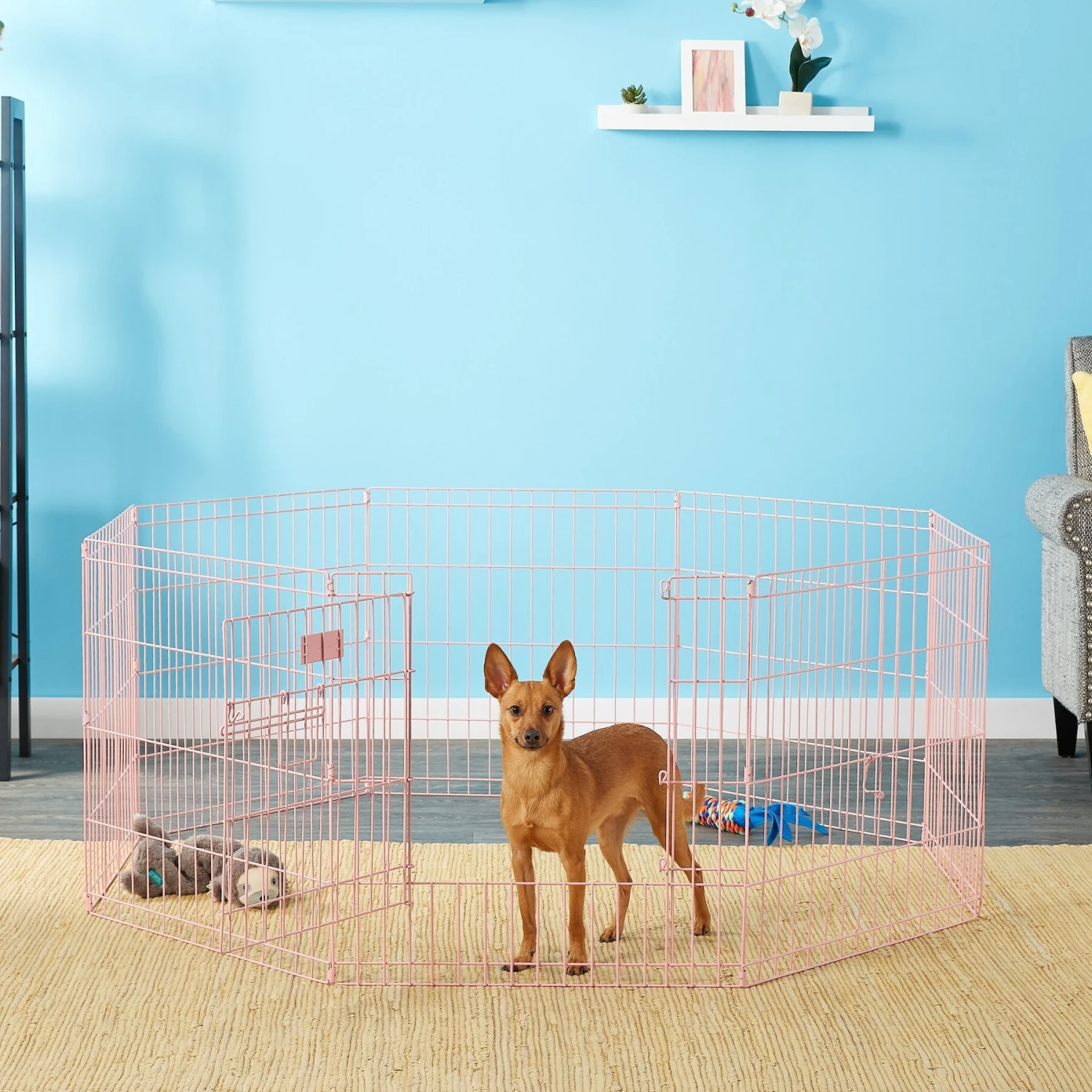 MidWest Wire Dog Exercise Pen With Full MAX Lock Door 1 MidWest Wire Dog Exercise Pen With Full MAX Lock Door