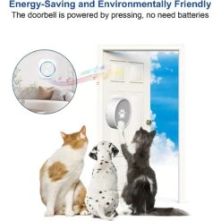 Shele Smart Doorbell With 4 Working Modes & 58 Ringtones Dog Doorbell, White 9 Shele Smart Doorbell With 4 Working Modes & 58 Ringtones Dog Doorbell, White -PetSafe Kong Shop 904302 PT2. AC SS1800 V1689632177