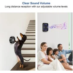 Shele Potty Communication Doorbell With Super-Light Press Button Dog Doorbell, Black -PetSafe Kong Shop 904318 PT3. AC SS1800 V1689632120