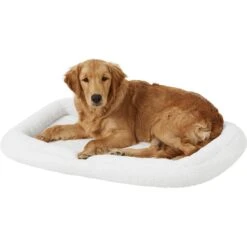 MidWest Quiet Time Deluxe Fleece Double Bolster Dog Crate Mat -PetSafe Kong Shop 90431 PT3. AC SS1800 V1578083705