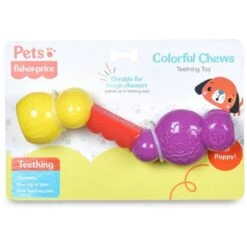 FISHER PRICE Colorbites Flip Stick Dog Toy, Multicolor