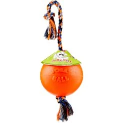 Jolly Pets Romp-n-Roll Dog Toy, Orange -PetSafe Kong Shop 91091 PT8. AC SS1800 V1545176727