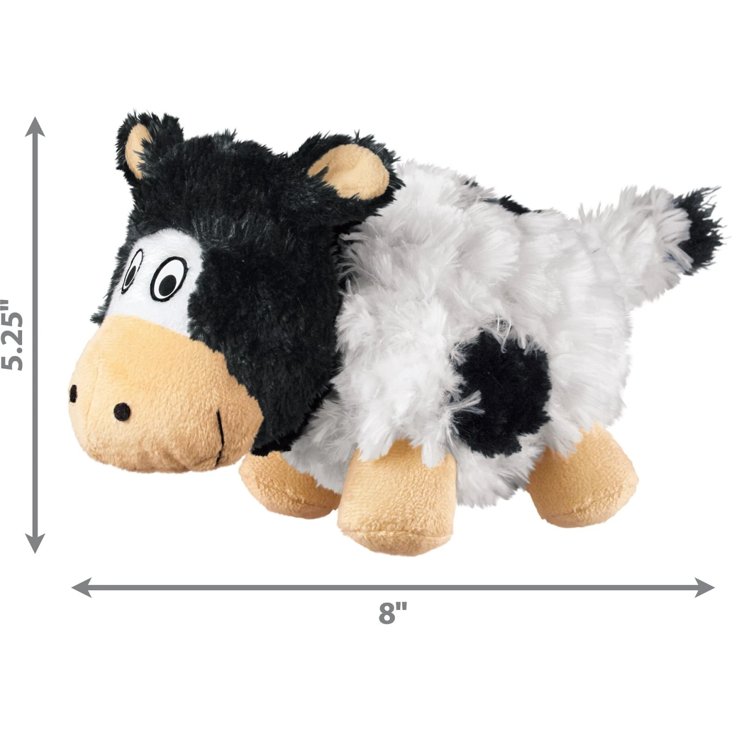KONG Barnyard Cruncheez Cow Dog Toy 2 KONG Barnyard Cruncheez Cow Dog Toy - Image 2