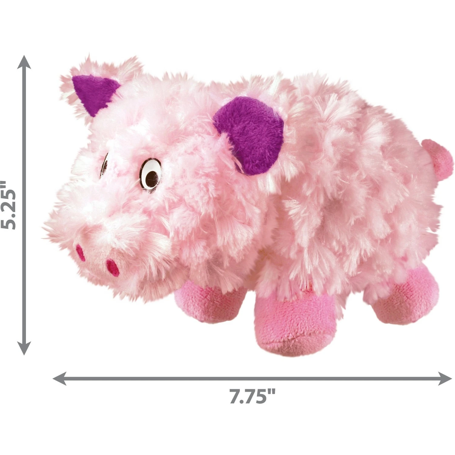 KONG Barnyard Cruncheez Pig Dog Toy 2 KONG Barnyard Cruncheez Pig Dog Toy - Image 2