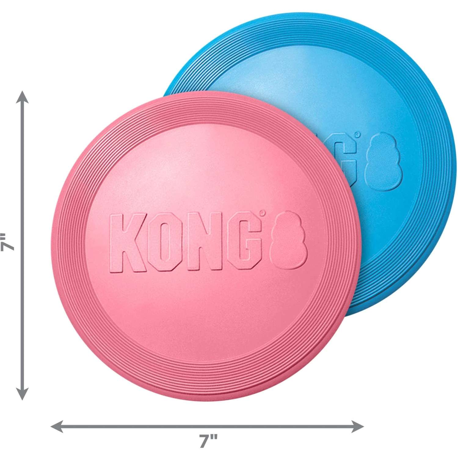 KONG Puppy Flyer Dog Toy, Color Varies 3 KONG Puppy Flyer Dog Toy, Color Varies - Image 3