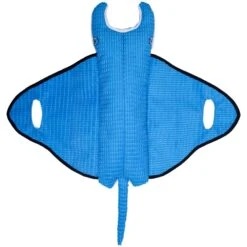 Snuggle Puppy Tender-Tuffs Tug Big Ray Squeaky Dog Plush Toy, Blue, Large