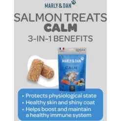Marly & Dan Healthy & Functional Salmon Dog Treats With Chamomile, Calming Recipe, 6oz Bag 7 Marly & Dan Healthy & Functional Salmon Dog Treats With Chamomile, Calming Recipe, 6oz Bag -PetSafe Kong Shop 915350 PT2. AC SS1800 V1698247689