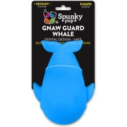 Spunky Pup Gnaw Guard Squeaky Foam Whale Dog Toy