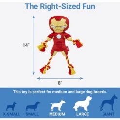 Marvel 's Captain America Plush With Rope Squeaky Dog Toy + 3 Items -PetSafe Kong Shop 929454 PT8. AC SS1800 V1690897602