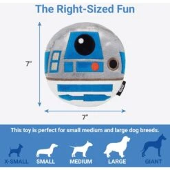 STAR WARS CHEWBACCA Round Plush Squeaky Dog Toy + 2 Items -PetSafe Kong Shop 929502 PT5. AC SS1800 V1690899627