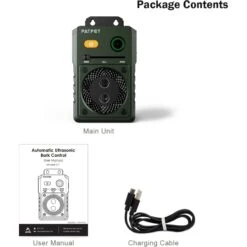 PATPET U11 Auto Anti Bark Device Outdoor Ultrasonic Dog Bark Control -PetSafe Kong Shop 929662 PT8. AC SS1800 V1692025416