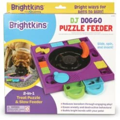 Brightkins DJ Doggo Puzzle Feeder Dog Toy -PetSafe Kong Shop 930054 PT5. AC SS1800 V1698765996