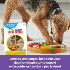 Brightkins Pizza Party! Treat Puzzle Dog Toy -PetSafe Kong Shop 930086 PT2. AC SS1800 V1698766692