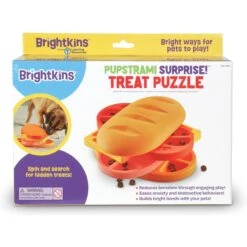 Brightkins Pupstrami Surprise! Treat Puzzle Dog Toy 13 Brightkins Pupstrami Surprise! Treat Puzzle Dog Toy -PetSafe Kong Shop 930102 PT5. AC SS1800 V1698765996