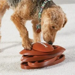 Brightkins Touchdown Time! Treat Puzzle Dog Toy 11 Brightkins Touchdown Time! Treat Puzzle Dog Toy -PetSafe Kong Shop 930118 PT4. AC SS1800 V1698766049