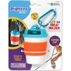 Brightkins Let's Go Treat Holder Coffee Cup Dog Toy -PetSafe Kong Shop 930166 PT5. AC SS1800 V1698765996