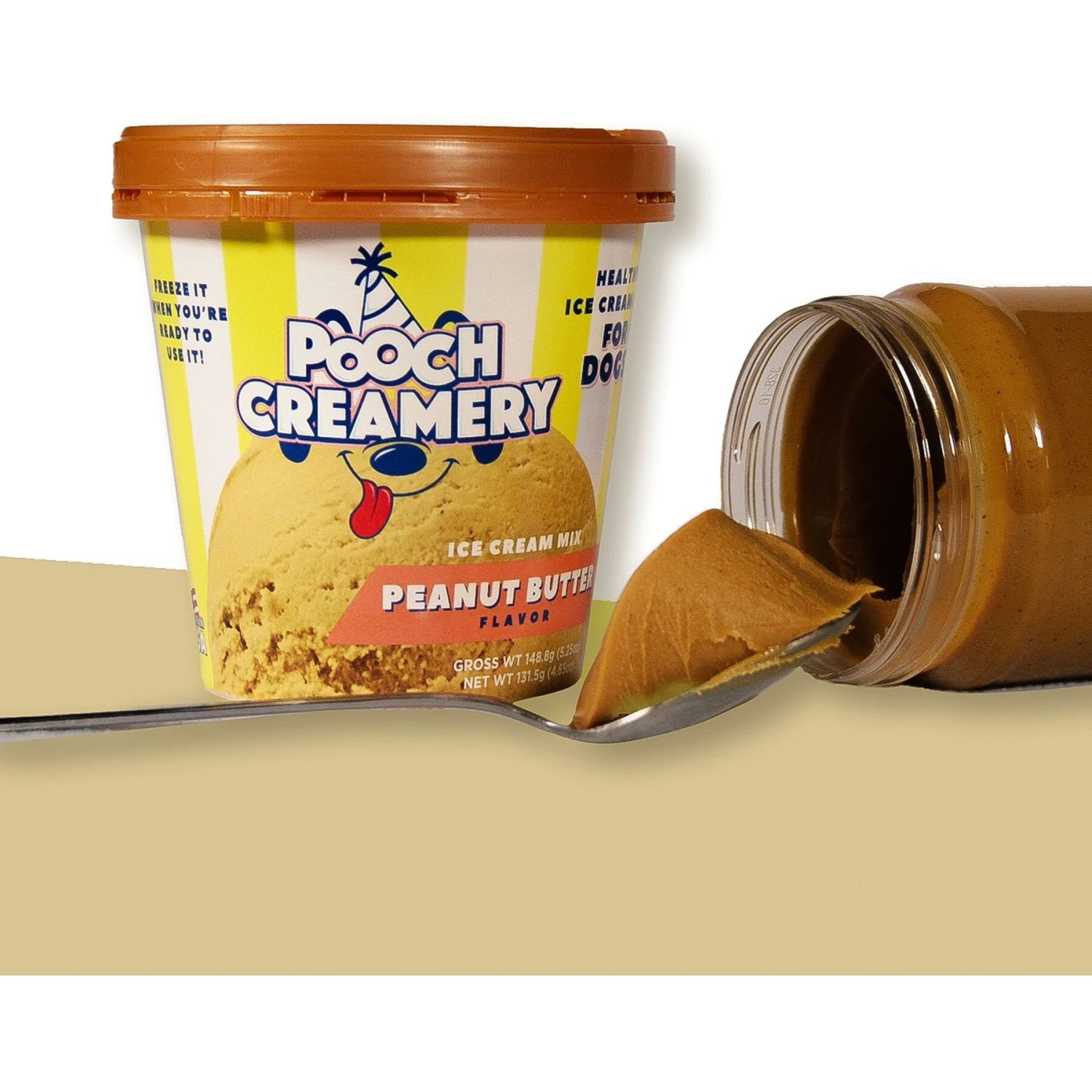 Goody Box Birthday Dog Toys & Treats & Pooch Creamery Peanut Butter Flavor Ice Cream Mix Dog Treat, 5.25-oz Cup 8 Goody Box Birthday Dog Toys & Treats & Pooch Creamery Peanut Butter Flavor Ice Cream Mix Dog Treat, 5.25-oz Cup - Image 8