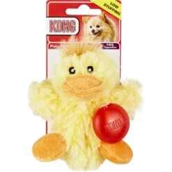 KONG Plush Teddy Bear Dog Toy & KONG Plush Duck Dog Toy -PetSafe Kong Shop 933414 PT6. AC SS1800 V1692305011
