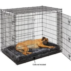 Frisco Heavy Duty Single Door Wire Dog Crate & MidWest Quiet Time Fleece Dog Crate Mat 17 Frisco Heavy Duty Single Door Wire Dog Crate & MidWest Quiet Time Fleece Dog Crate Mat -PetSafe Kong Shop 933510 PT8. AC SS1800 V1692303357