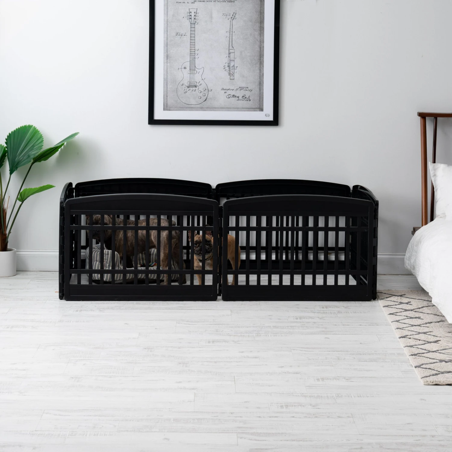 IRIS 6-Panel Dog Exercise Playpen, Black, Medium: 24-in 6 IRIS 6-Panel Dog Exercise Playpen, Black, Medium: 24-in - Image 6