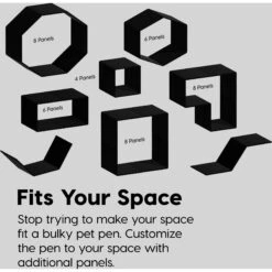 IRIS 8-Panel Dog Exercise Playpen, Black 11 IRIS 8-Panel Dog Exercise Playpen, Black -PetSafe Kong Shop 935710 PT4. AC SS1800 V1691503563