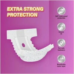 Honey Care All-Absorb Super Absorbent Disposable Female Dog Diapers -PetSafe Kong Shop 939646 PT1. AC SS1800 V1694726343