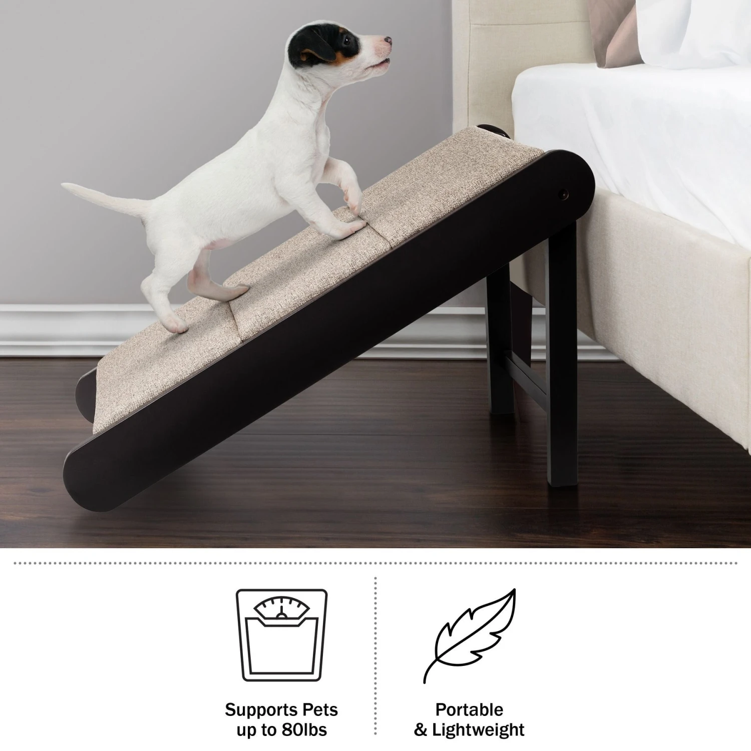 Pet Adobe Foldable Wooden Dog & Cat Ramp 6 Pet Adobe Foldable Wooden Dog & Cat Ramp - Image 6