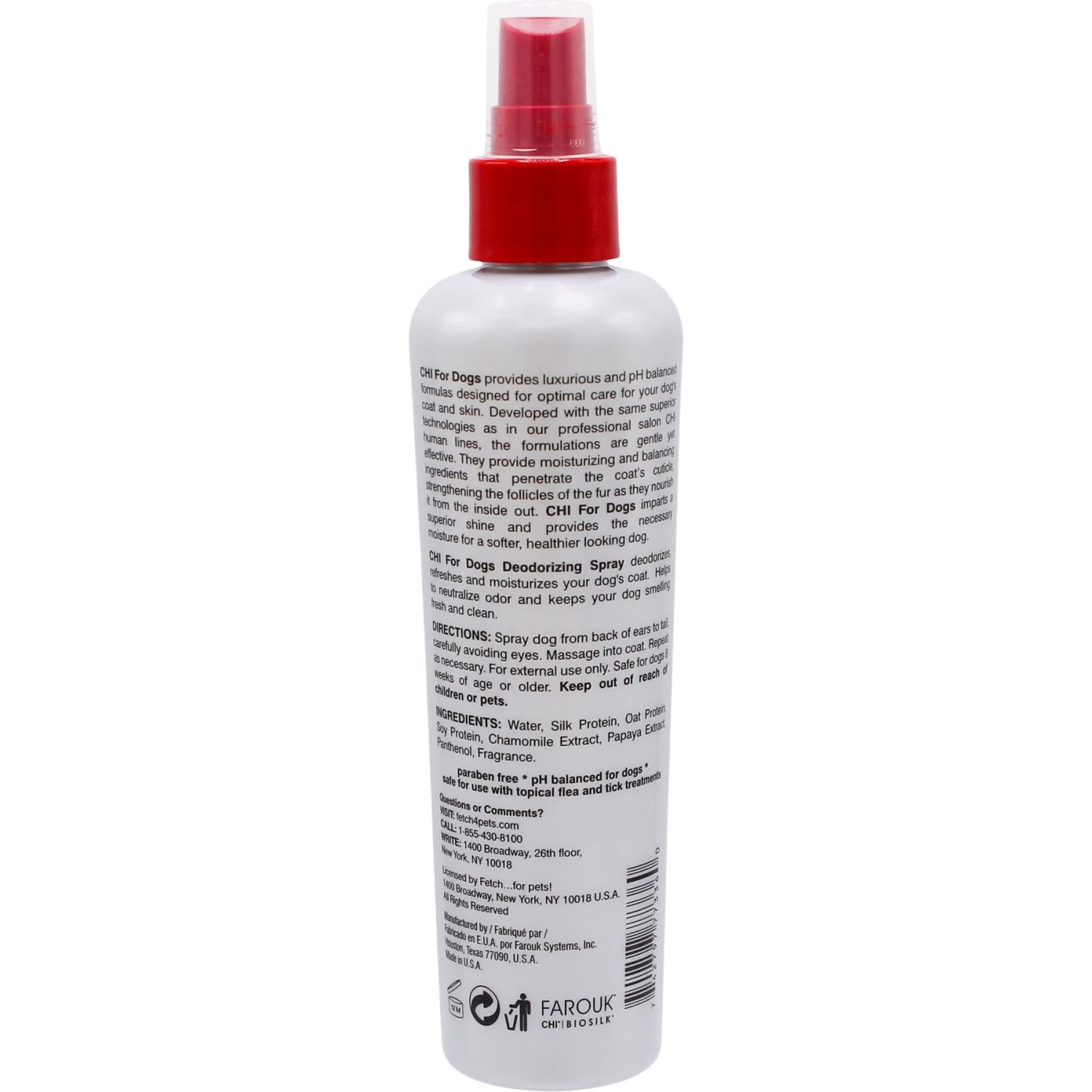 CHI Gentle 2 In1 Dog Shampoo & Conditioner & CHI Deodorizing Dog Spray 8 CHI Gentle 2 In1 Dog Shampoo & Conditioner & CHI Deodorizing Dog Spray - Image 8