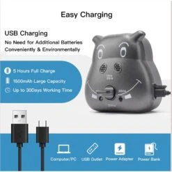 Hoistspark Safe Ultrasonic With Adjustable Ultrasonic Level Dog Bark Control Training, Black -PetSafe Kong Shop 943982 PT3. AC SS1800 V1695055626