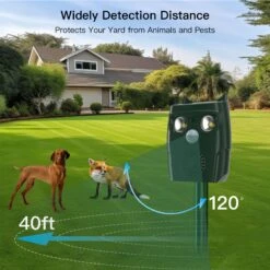 Hoistspark Automatic Ultrasonic With Solar Energy & 3 Frequancy Levels Dog Bark Control, Green -PetSafe Kong Shop 943998 PT3. AC SS1800 V1695051585