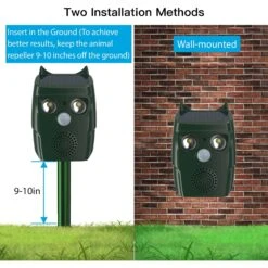 Hoistspark Automatic Ultrasonic With Solar Energy & 3 Frequancy Levels Dog Bark Control, Green -PetSafe Kong Shop 943998 PT5. AC SS1800 V1695051900