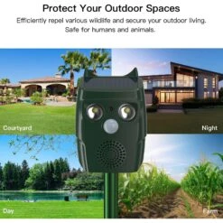 Hoistspark Automatic Ultrasonic With Solar Energy & 3 Frequancy Levels Dog Bark Control, Green -PetSafe Kong Shop 943998 PT8. AC SS1800 V1695051961