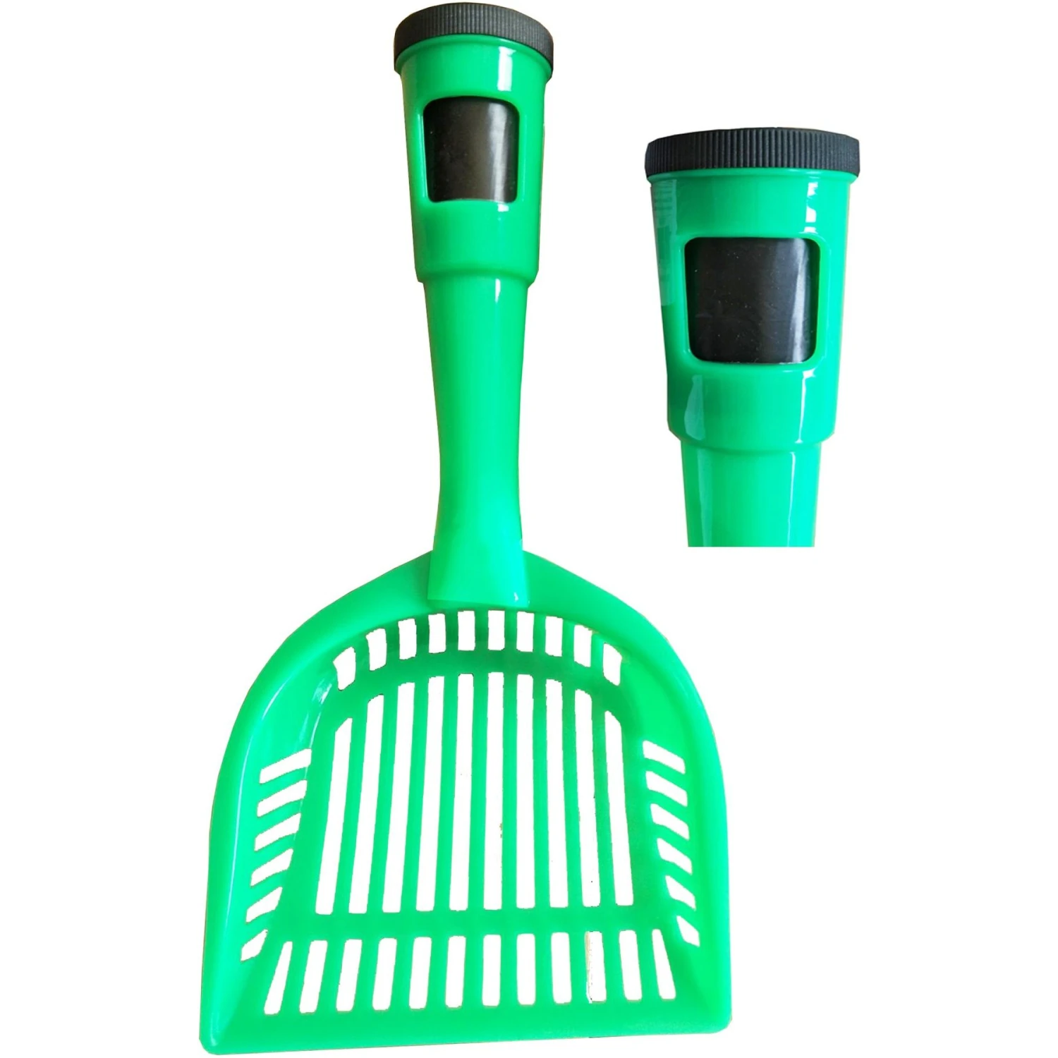 Pet Life Poopin-Scoopin Litter Shovel With Built-In Waste Bag Handle Holster Dog & Cat Poop-Scoop 1 Pet Life Poopin-Scoopin Litter Shovel With Built-In Waste Bag Handle Holster Dog & Cat Poop-Scoop