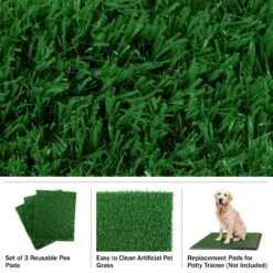Pet Adobe Artificial Grass Replacement Mats, Large: 20 X 30-in, 3 Count -PetSafe Kong Shop 944518 PT3. AC SS1800 V1698262842