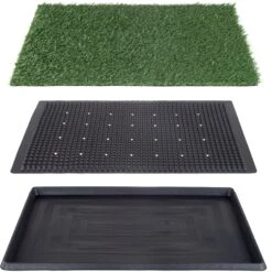 Pet Adobe Artificial Grass 3-Layer Potty Trainer Dog Mat, Large: 20 X 30-in -PetSafe Kong Shop 944534 PT2. AC SS1800 V1698262789
