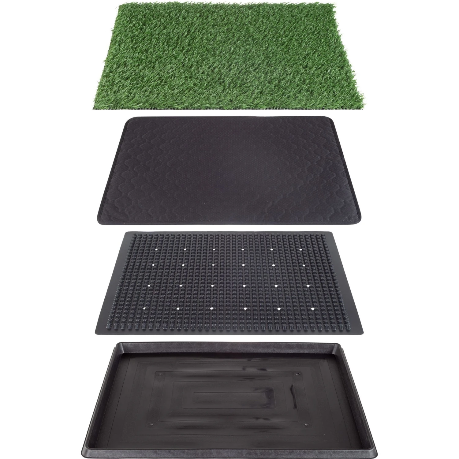 Pet Adobe Artificial Grass 4-Layer Potty Trainer Dog Mat 3 Pet Adobe Artificial Grass 4-Layer Potty Trainer Dog Mat - Image 3