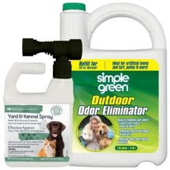 Natural Chemistry Natural Yard & Kennel Spray & Simple Green Outdoor Dog & Cat Odor Eliminator