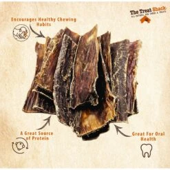 The Treat Shack 12-in Beef Esophagus Gullet Flats Dog Treat -PetSafe Kong Shop 948654 PT3. AC SS1800 V1698417914