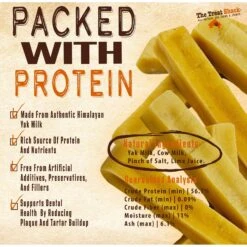The Treat Shack Medium 4-5-in Himalayan Yak Cheese Chews Dog Treat 13 The Treat Shack Medium 4-5-in Himalayan Yak Cheese Chews Dog Treat -PetSafe Kong Shop 949190 PT4. AC SS1800 V1698439231