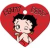 Quick-Tag Betty Boop Blow Kiss Heart Dog ID Tag