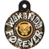 Quick-Tag Marvel Black Panther Wakanda Forever Circle Dog ID Tag