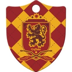 Quick-Tag Harry Potter Gryffindor Crest Dog ID Tag
