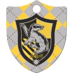 Quick-Tag Harry Potter Hufflepuff Crest Dog ID Tag