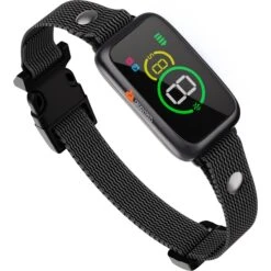 GroovyPets Non-Shock Vibration Barking Stopper Automatic Collar Color Screen