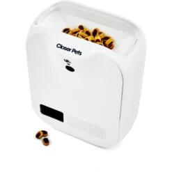 Closer Pets TreatView With Pet Camera Dog & Cat Treat Dispenser, White -PetSafe Kong Shop 959654 PT7. AC SS1800 V1694721691