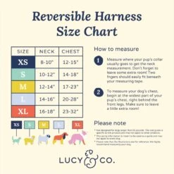 Lucy & Co. The Posy Pink Reversible Dog Harness, Pink -PetSafe Kong Shop 961414 PT5. AC SS1800 V1695662242